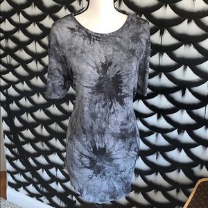 Grey dyed t shirt dress ( SUPER SOFT!!)